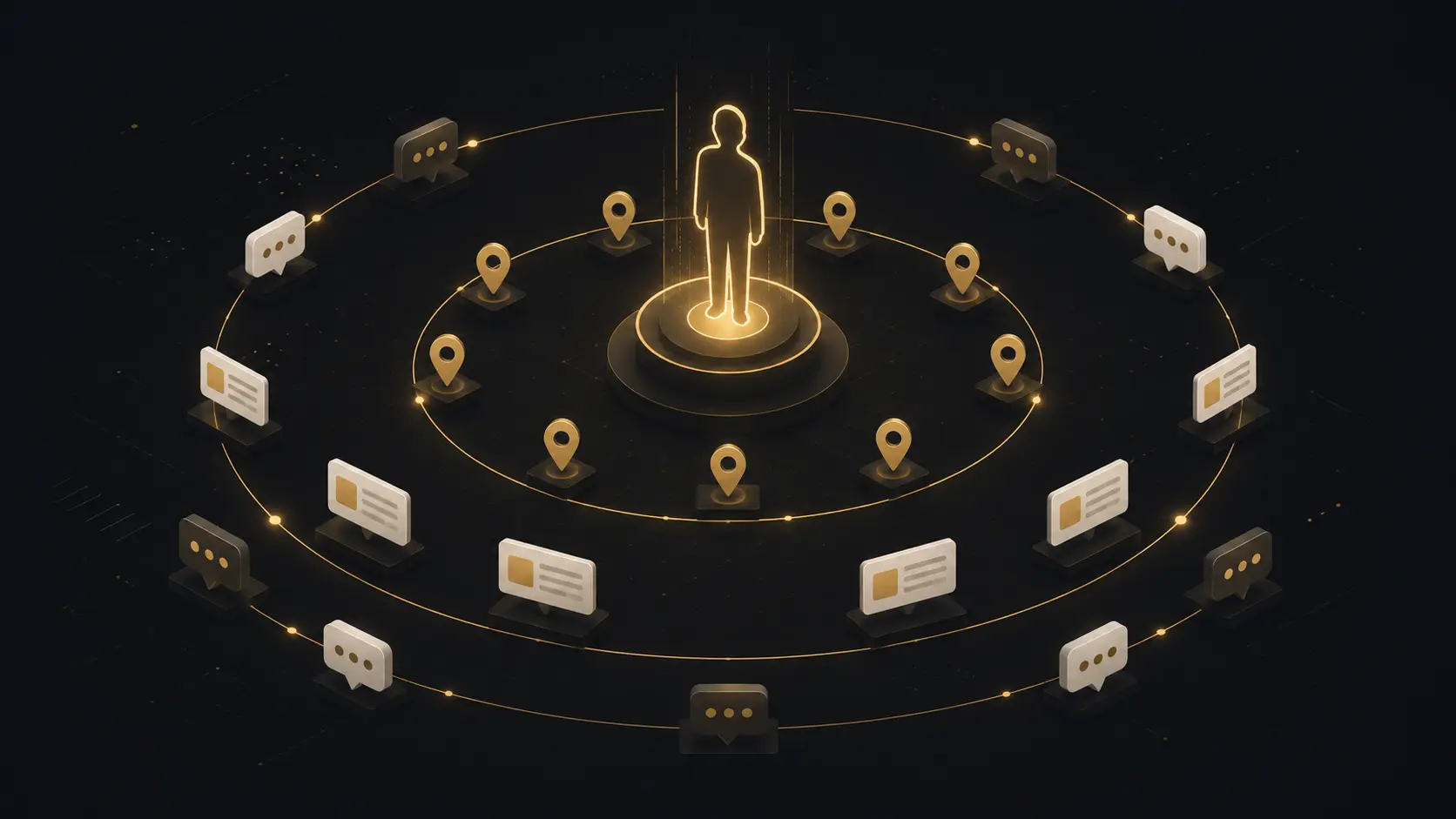 UK service business surrounded by Google Maps, AI Overviews, and ChatGPT. The four-pillar AI Local SEO playbook for UK service businesses in 2026.